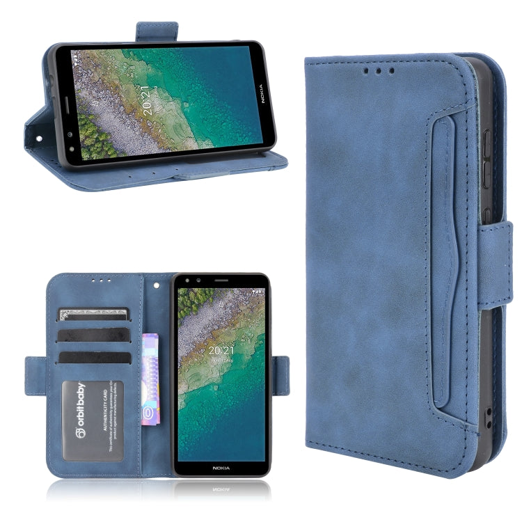 Skin Feel Calf Pattern Horizontal Flip Leather Case with Holder & Card Slots & Photo Frame, For Xiaomi Redmi Note 10 5G, For Xiaomi Redmi Note 10 JP Version, For Blackview A100, For Nokia C01 Plus, For Nokia C10/C20, For Nokia XR20, For Oukitel C21 Pro...