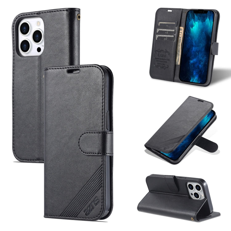 AZNS Sheepskin Texture Horizontal Flip Leather Case with Holder & Card Slots & Wallet, For iPhone 13, For iPhone 13 mini, For iPhone 13 Pro, For iPhone 13 Pro Max