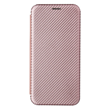 Carbon Fiber Texture Magnetic Horizontal Flip TPU + PC + PU Leather Case with Card Slot, For iPhone 13 Pro Max, For iPhone 13 Pro, For iPhone 13, For iPhone 13 mini