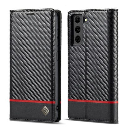 LC.IMEEKE Carbon Fiber PU + TPU Horizontal Flip Leather Case with Holder & Card Slot & Wallet, For Samsung Galaxy A12 5G, For Samsung Galaxy A22 4G, For Samsung Galaxy A22 5G, For Samsung Galaxy A32 4G, For Samsung Galaxy A51 4G / M40s                 ...