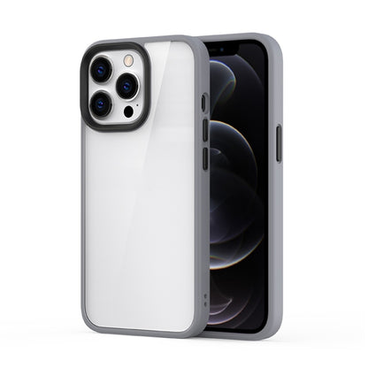 Ming Shield Hybrid Frosted Transparent PC + TPU Scratchproof Shockproof Case, For iPhone 13 mini, For iPhone 13, For iPhone 13 Pro, For iPhone 13 Pro Max