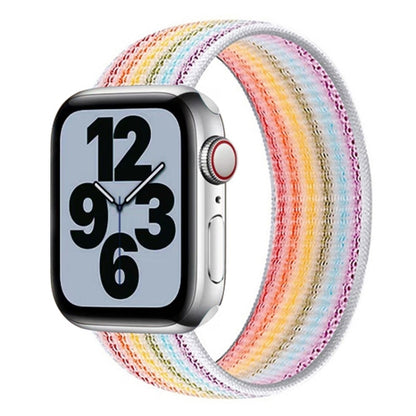 Single Lap Nylon Replacement Watchband, Size: M 155mm For Apple Watch Series 6 & SE & 5 & 4 44mm / 3 & 2 & 1 42mm, M 155mm 44mm / 42mm