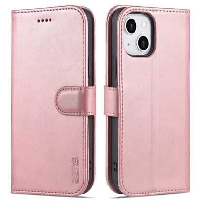 AZNS Skin Feel Calf Texture Horizontal Flip Leather Case with Card Slots & Holder & Wallet, For iPhone 13, For iPhone 13 Mini