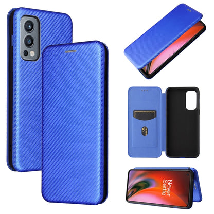 Carbon Fiber Texture Magnetic Horizontal Flip TPU + PC + PU Leather Case with Card Slot, For Motorola Edge 20, For Samsung Galaxy Z Fold3 5G, For OnePlus Nord 2 5G