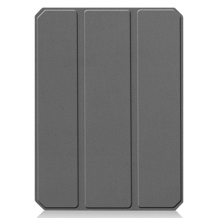 Custer Pure Color TPU Smart Leather Tablet Case with 3-Fold Holder & Pen Slot, For iPad mini 6 / mini 2024