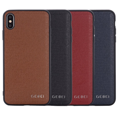 GEBEI Full-coverage Shockproof Leather Protective Case, For iPhone 11, For iPhone 11 Pro, For iPhone 11 Pro Max