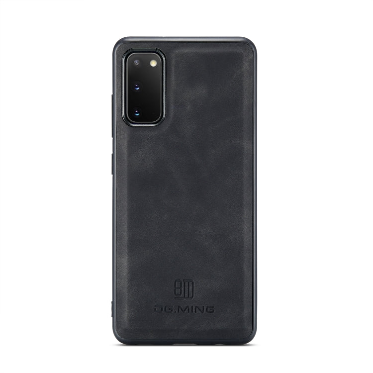 DG.MING M1 Series 3-Fold Multi Card Wallet  Back Cover Shockproof Case with Holder Function, For Samsung Galaxy A71, For Samsung Galaxy A51, For Samsung Galaxy S20