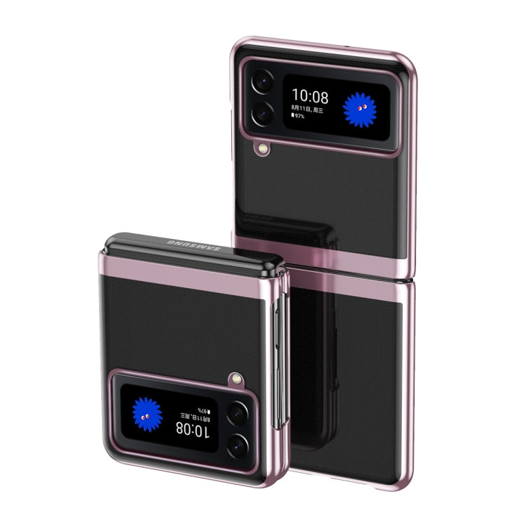 Electroplated Transparent Folding Case, For Samsung Galaxy Z Flip3 5G