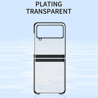 Electroplated Transparent Folding Case, For Samsung Galaxy Z Flip3 5G