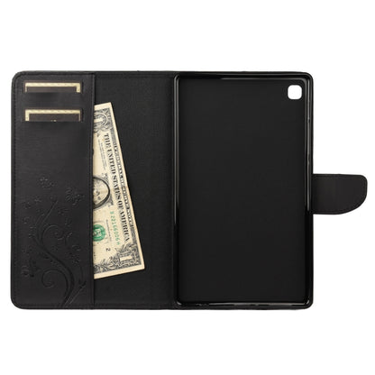 Butterfly Flower Embossing Pattern Horizontal Flip Leather Case with Holder & Card Slots & Wallet, For Samsung Galaxy Tab A7 Lite / T220, For Samsung Galaxy Tab S6 Lite / P610