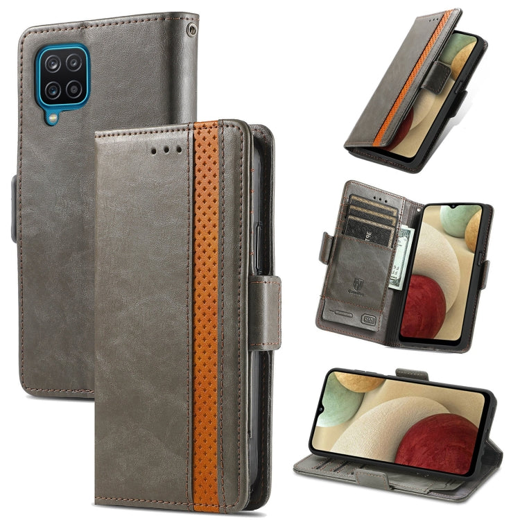 CaseNeo Business Splicing Dual Magnetic Buckle Horizontal Flip PU Leather Case with Holder & Card Slots & Wallet, For Samsung Galaxy A12, For Samsung Galaxy S21+ 5G, For Samsung Galaxy S21 5G