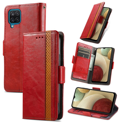 CaseNeo Business Splicing Dual Magnetic Buckle Horizontal Flip PU Leather Case with Holder & Card Slots & Wallet, For Samsung Galaxy A12, For Samsung Galaxy S21+ 5G, For Samsung Galaxy S21 5G
