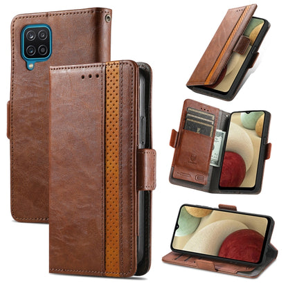 CaseNeo Business Splicing Dual Magnetic Buckle Horizontal Flip PU Leather Case with Holder & Card Slots & Wallet, For Samsung Galaxy A12, For Samsung Galaxy S21+ 5G, For Samsung Galaxy S21 5G