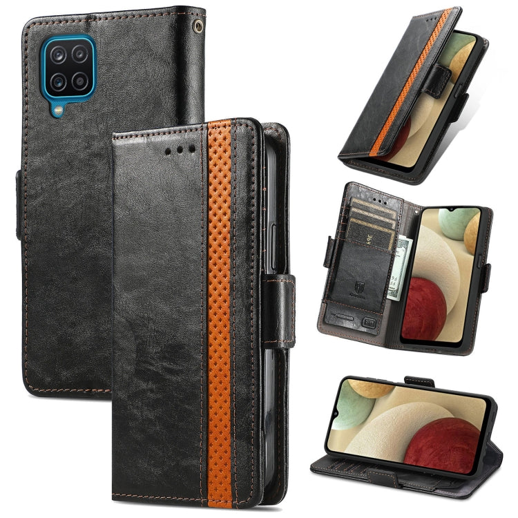 CaseNeo Business Splicing Dual Magnetic Buckle Horizontal Flip PU Leather Case with Holder & Card Slots & Wallet, For Samsung Galaxy A12, For Samsung Galaxy S21+ 5G, For Samsung Galaxy S21 5G