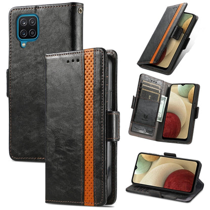 CaseNeo Business Splicing Dual Magnetic Buckle Horizontal Flip PU Leather Case with Holder & Card Slots & Wallet, For Samsung Galaxy A12, For Samsung Galaxy S21+ 5G, For Samsung Galaxy S21 5G