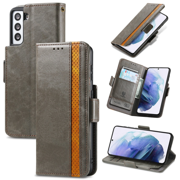 CaseNeo Business Splicing Dual Magnetic Buckle Horizontal Flip PU Leather Case with Holder & Card Slots & Wallet, For Samsung Galaxy A12, For Samsung Galaxy S21+ 5G, For Samsung Galaxy S21 5G