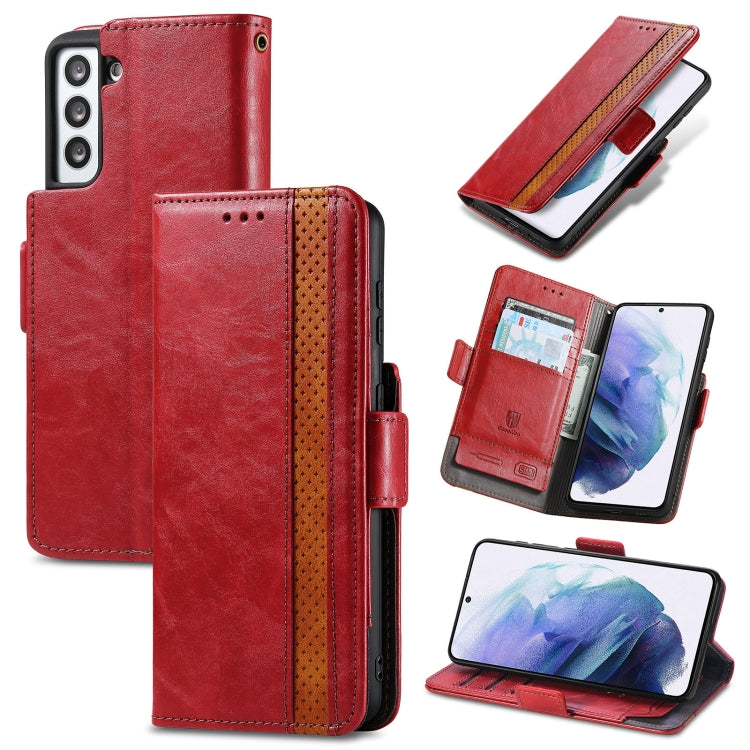 CaseNeo Business Splicing Dual Magnetic Buckle Horizontal Flip PU Leather Case with Holder & Card Slots & Wallet, For Samsung Galaxy A12, For Samsung Galaxy S21+ 5G, For Samsung Galaxy S21 5G