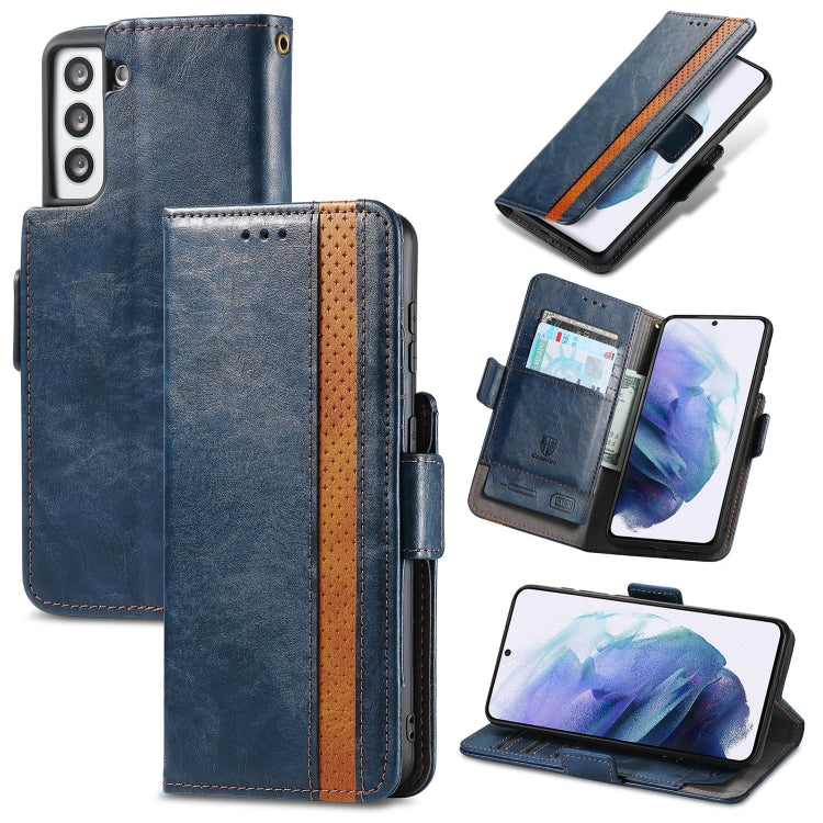 CaseNeo Business Splicing Dual Magnetic Buckle Horizontal Flip PU Leather Case with Holder & Card Slots & Wallet, For Samsung Galaxy A12, For Samsung Galaxy S21+ 5G, For Samsung Galaxy S21 5G
