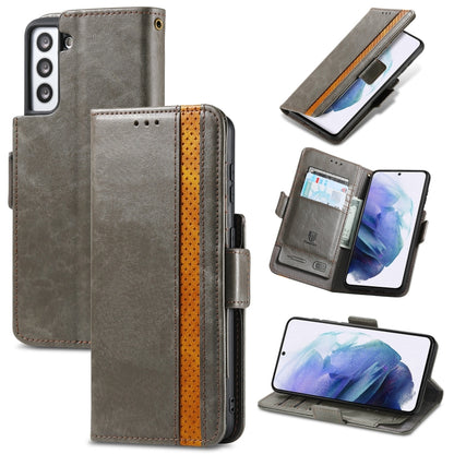CaseNeo Business Splicing Dual Magnetic Buckle Horizontal Flip PU Leather Case with Holder & Card Slots & Wallet, For Samsung Galaxy A12, For Samsung Galaxy S21+ 5G, For Samsung Galaxy S21 5G