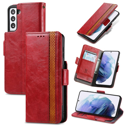 CaseNeo Business Splicing Dual Magnetic Buckle Horizontal Flip PU Leather Case with Holder & Card Slots & Wallet, For Samsung Galaxy A12, For Samsung Galaxy S21+ 5G, For Samsung Galaxy S21 5G