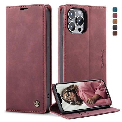 CaseMe-013 Multifunctional Retro Frosted Horizontal Flip Leather Case with Card Slot & Holder & Wallet, For iPhone 13 mini, For iPhone 13, For iPhone 13 Pro, For iPhone 13 Pro Max