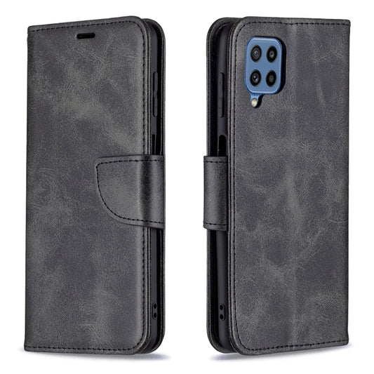 Retro Lambskin Texture Pure Color Horizontal Flip PU Leather Case with Holder & Card Slots & Wallet & Lanyard, For Samsung Galaxy M32