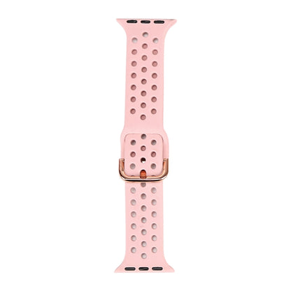 Silicone Replacement Watchband For Apple Watch Series, 7 45mm / 6 & SE & 5 & 4 44mm / 3 & 2 & 1 42mm