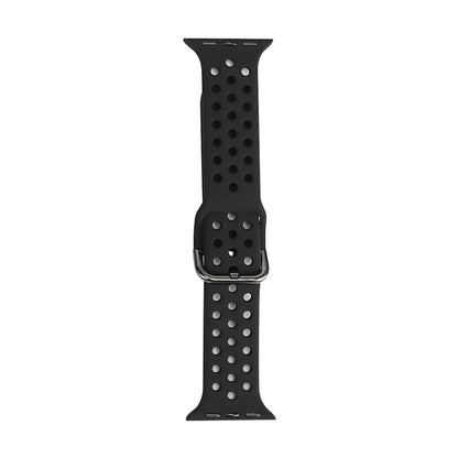 Silicone Replacement Watchband For Apple Watch Series, 7 45mm / 6 & SE & 5 & 4 44mm / 3 & 2 & 1 42mm