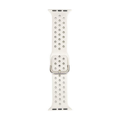 Silicone Replacement Watchband For Apple Watch Series, 7 45mm / 6 & SE & 5 & 4 44mm / 3 & 2 & 1 42mm