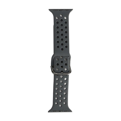 Silicone Replacement Watchband For Apple Watch Series, 7 45mm / 6 & SE & 5 & 4 44mm / 3 & 2 & 1 42mm