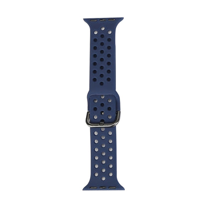 Silicone Replacement Watchband For Apple Watch Series, 7 45mm / 6 & SE & 5 & 4 44mm / 3 & 2 & 1 42mm
