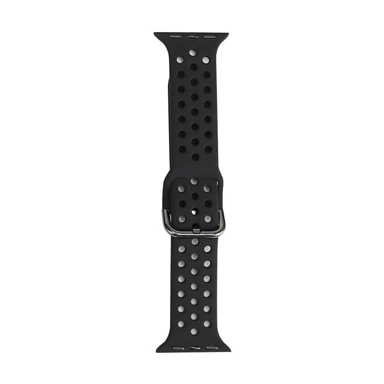 Silicone Replacement Watchband For Apple Watch Series, 7 41mm / 6 & SE & 5 & 4 40mm / 3 & 2 & 1 38mm
