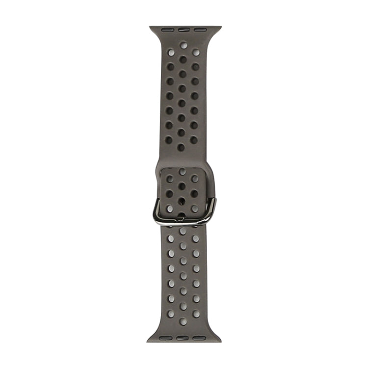 Silicone Replacement Watchband For Apple Watch Series, 7 41mm / 6 & SE & 5 & 4 40mm / 3 & 2 & 1 38mm