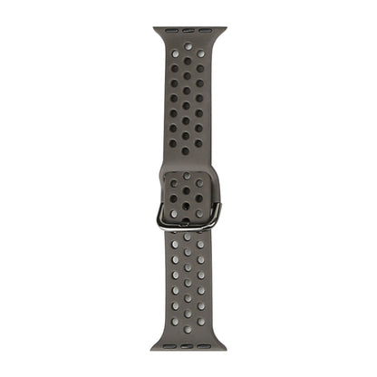 Silicone Replacement Watchband For Apple Watch Series, 7 41mm / 6 & SE & 5 & 4 40mm / 3 & 2 & 1 38mm