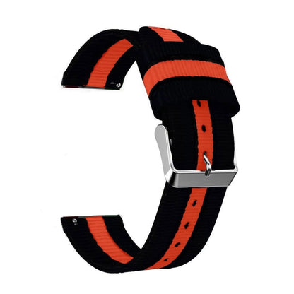 For Samsung Galaxy Watch4 40/44mm & Watch4 Classic 42/46mm Split Nylon Replacement Strap Watchband
