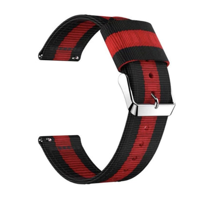 For Samsung Galaxy Watch4 40/44mm & Watch4 Classic 42/46mm Split Nylon Replacement Strap Watchband