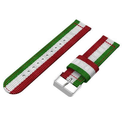 For Samsung Galaxy Watch4 40/44mm & Watch4 Classic 42/46mm Split Nylon Replacement Strap Watchband