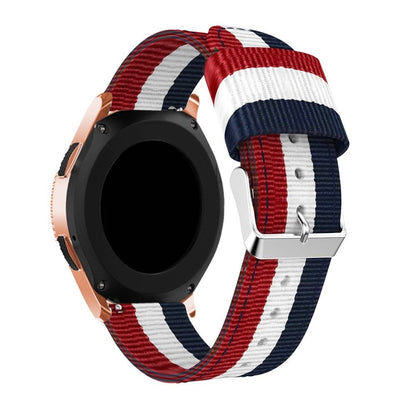 For Samsung Galaxy Watch4 40/44mm & Watch4 Classic 42/46mm Split Nylon Replacement Strap Watchband