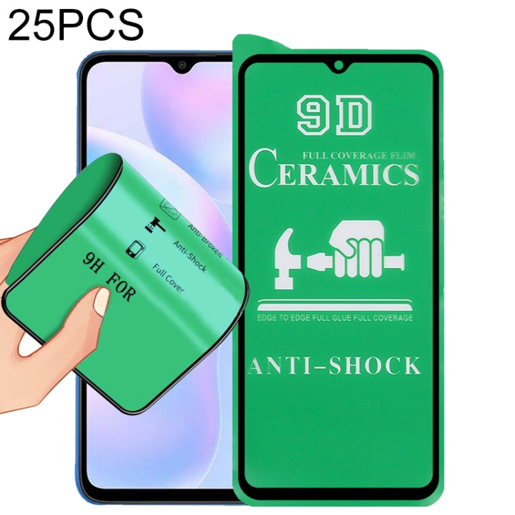 25 PCS 9D Full Screen Full Glue Ceramic Film, For Samsung Galaxy A31s (25 PCS), For Xiaomi Redmi 8 (25 PCS), For Xiaomi Redmi 9A / 9A Sport / 9C / 9C NFC / Poco C31 / 9 Acitv (25 PCS), For Samsung Galaxy A52s 5G (25 PCS), For Xiaomi Redmi 10 (25 PCS)  ...