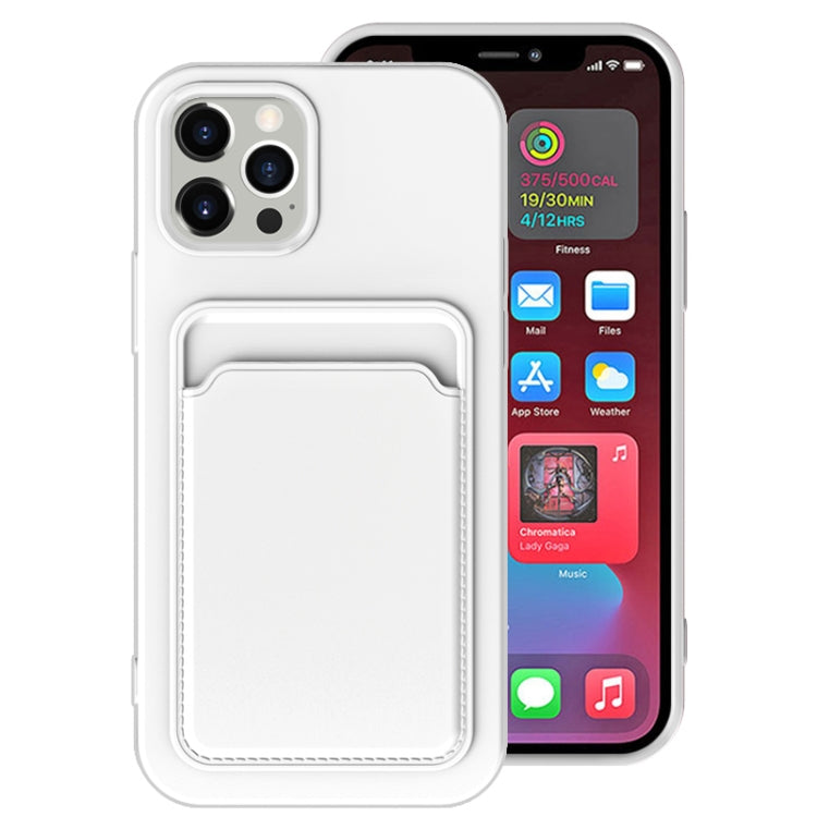 TPU + Flannel Lining Shockproof Case with Card Slots, For iPhone 13 mini, For iPhone 13, For iPhone 13 Pro, For iPhone 13 Pro Max