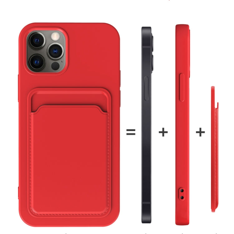 TPU + Flannel Lining Shockproof Case with Card Slots, For iPhone 13 mini, For iPhone 13, For iPhone 13 Pro, For iPhone 13 Pro Max