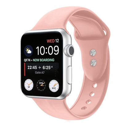 Double Nail Silicone Replacement Strap Watchband For Apple Watch Series, 7 41mm / 6 & SE & 5 & 4 40mm / 3 & 2 & 1 38mm, 7 45mm / 6 & SE & 5 & 4 44mm / 3 & 2 & 1 42mm