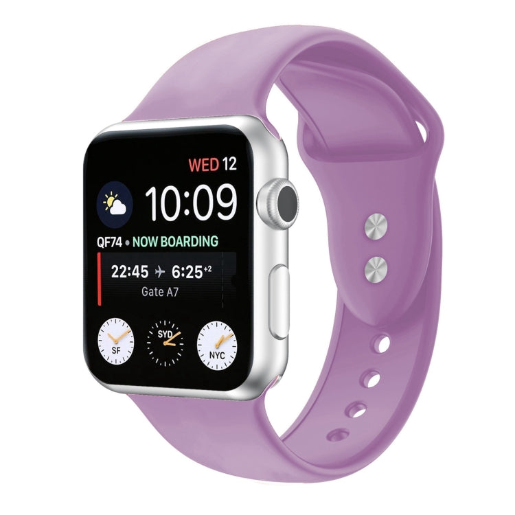 Double Nail Silicone Replacement Strap Watchband For Apple Watch Series, 7 41mm / 6 & SE & 5 & 4 40mm / 3 & 2 & 1 38mm, 7 45mm / 6 & SE & 5 & 4 44mm / 3 & 2 & 1 42mm