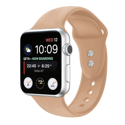 Double Nail Silicone Replacement Strap Watchband For Apple Watch Series, 7 41mm / 6 & SE & 5 & 4 40mm / 3 & 2 & 1 38mm, 7 45mm / 6 & SE & 5 & 4 44mm / 3 & 2 & 1 42mm