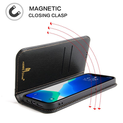 Genuine Leather Horizontal Flip Leather Case with Holder & Card Slots & Wallet, For iPhone 13 mini, For iPhone 13, For iPhone 13 Pro, For iPhone 13 Pro Max