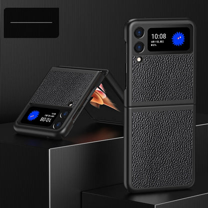 Lychee Texture All Inclusive Shockproof Protective Case, For Samsung Galaxy Z Flip3 5G