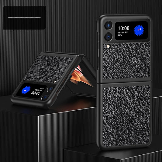 Cross Texture All Inclusive Shockproof Protective Case, For Samsung Galaxy Z Flip3 5G