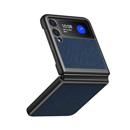 Cross Texture All Inclusive Shockproof Protective Case, For Samsung Galaxy Z Flip3 5G
