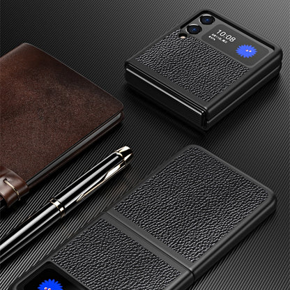 Cross Texture All Inclusive Shockproof Protective Case, For Samsung Galaxy Z Flip3 5G