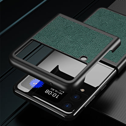 Cross Texture All Inclusive Shockproof Protective Case, For Samsung Galaxy Z Flip3 5G